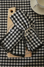 Vickie - Lot De 3 Serviettes - Gaze De Coton - Truffe