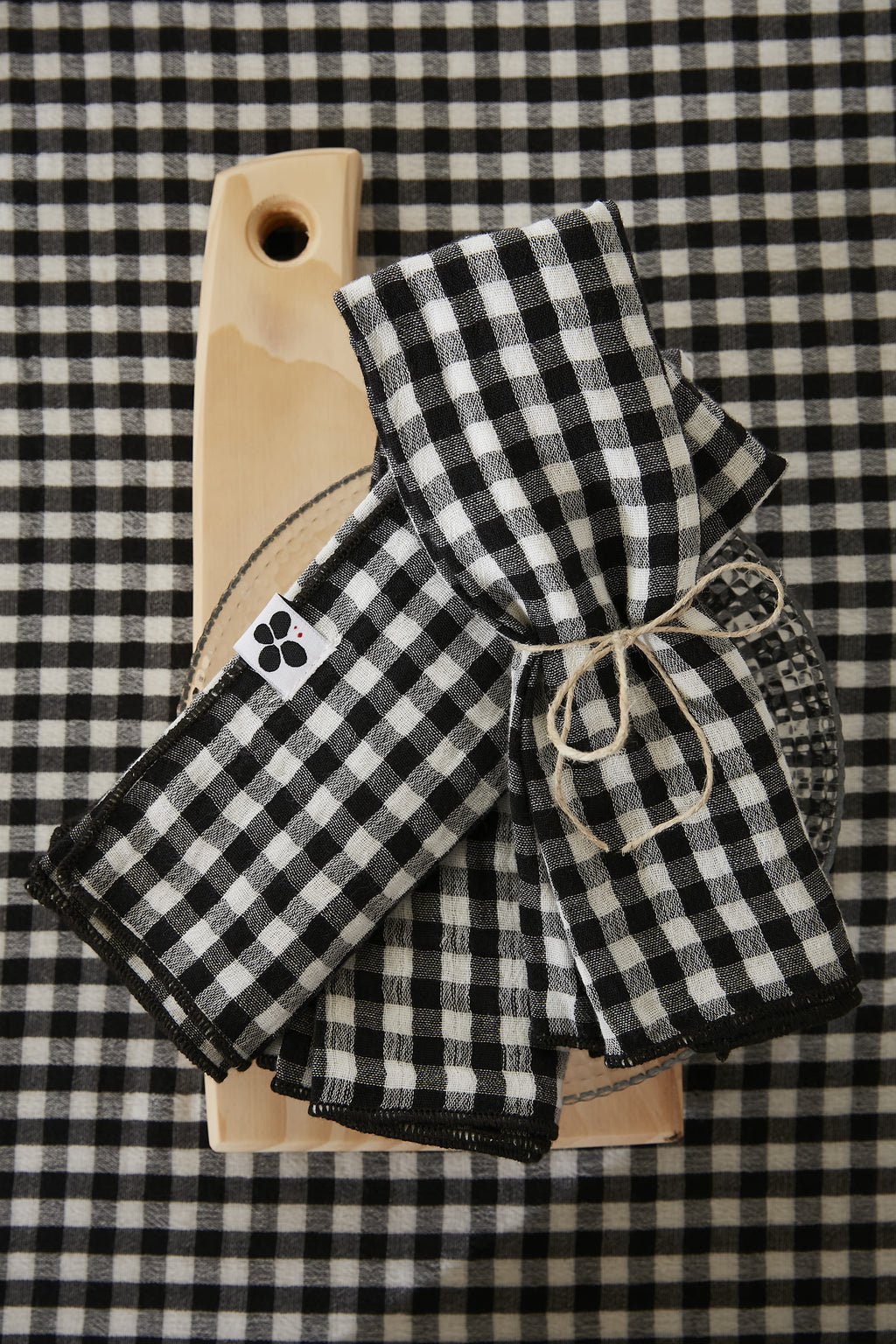 Vickie - Lot De 3 Serviettes - Gaze De Coton - Truffe