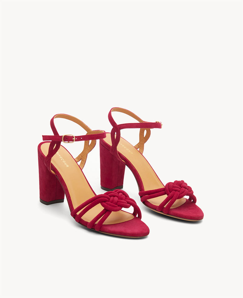 Sandals N°111 Raspberry
