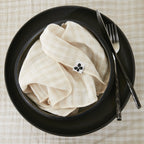 Vickie - Lot De 3 Serviettes - Gaze De Coton - Pampa