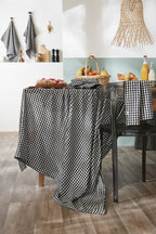 Vickie - Nappe Rectangle - Gaze De Coton - Truffe
