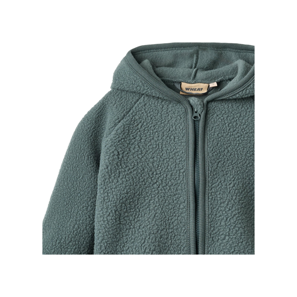 Martinus Long-Sleeved Fleece Jacket - Dark Petroleum