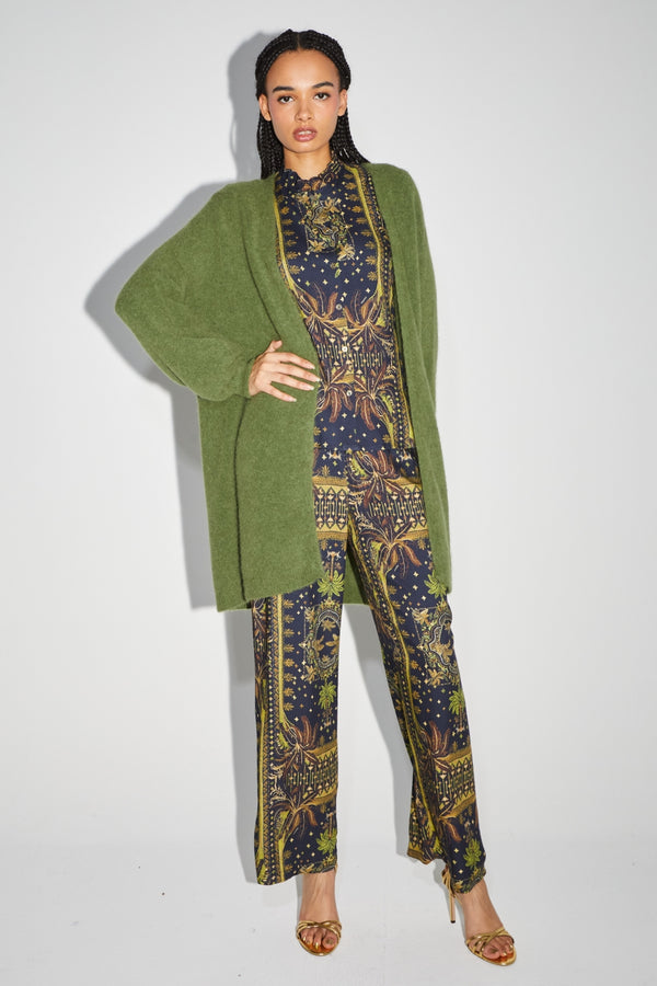 The Harmony Khaki Cardigan