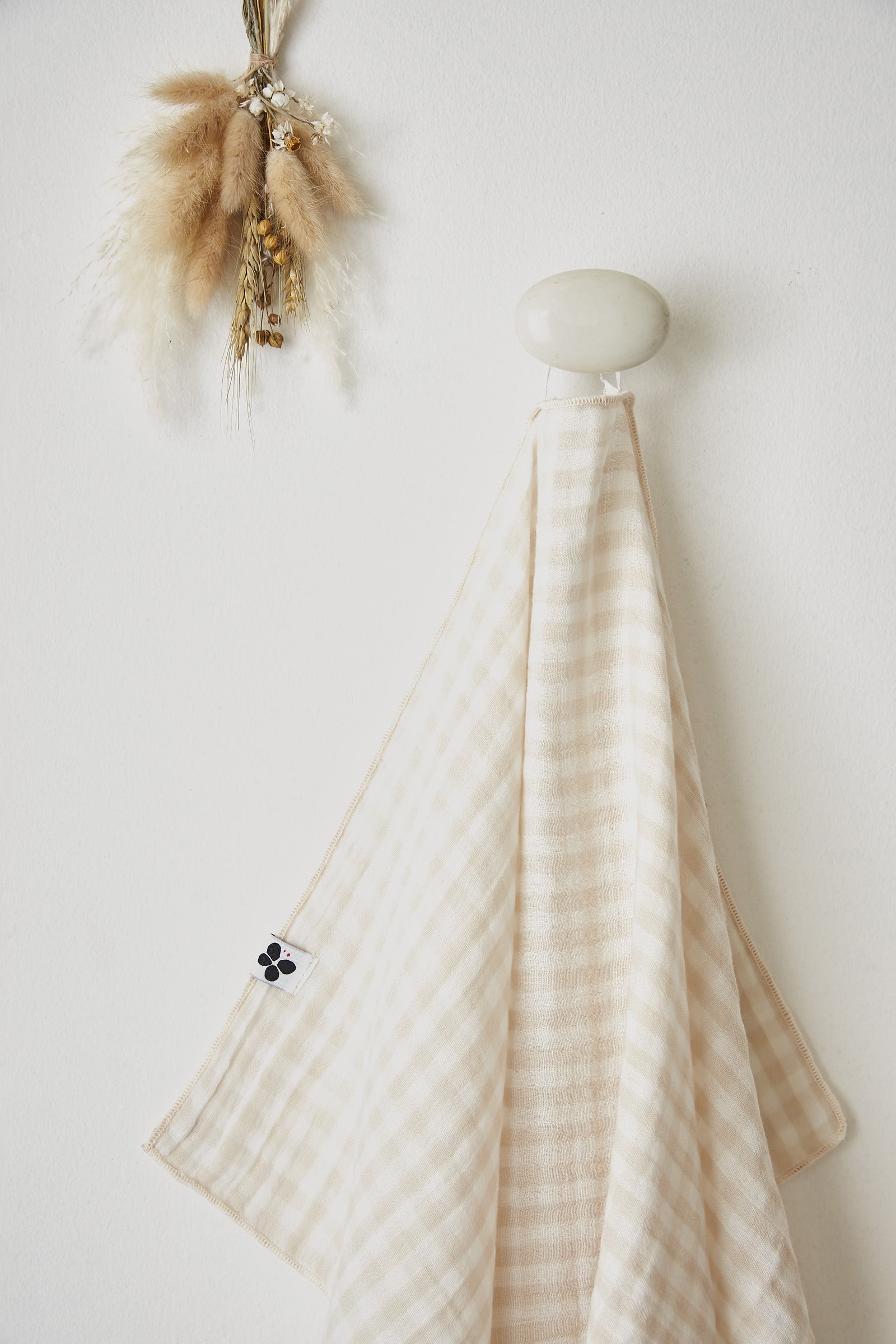 Vickie - Lot De 2 Essuie-Mains - Gaze De Coton - Pampa