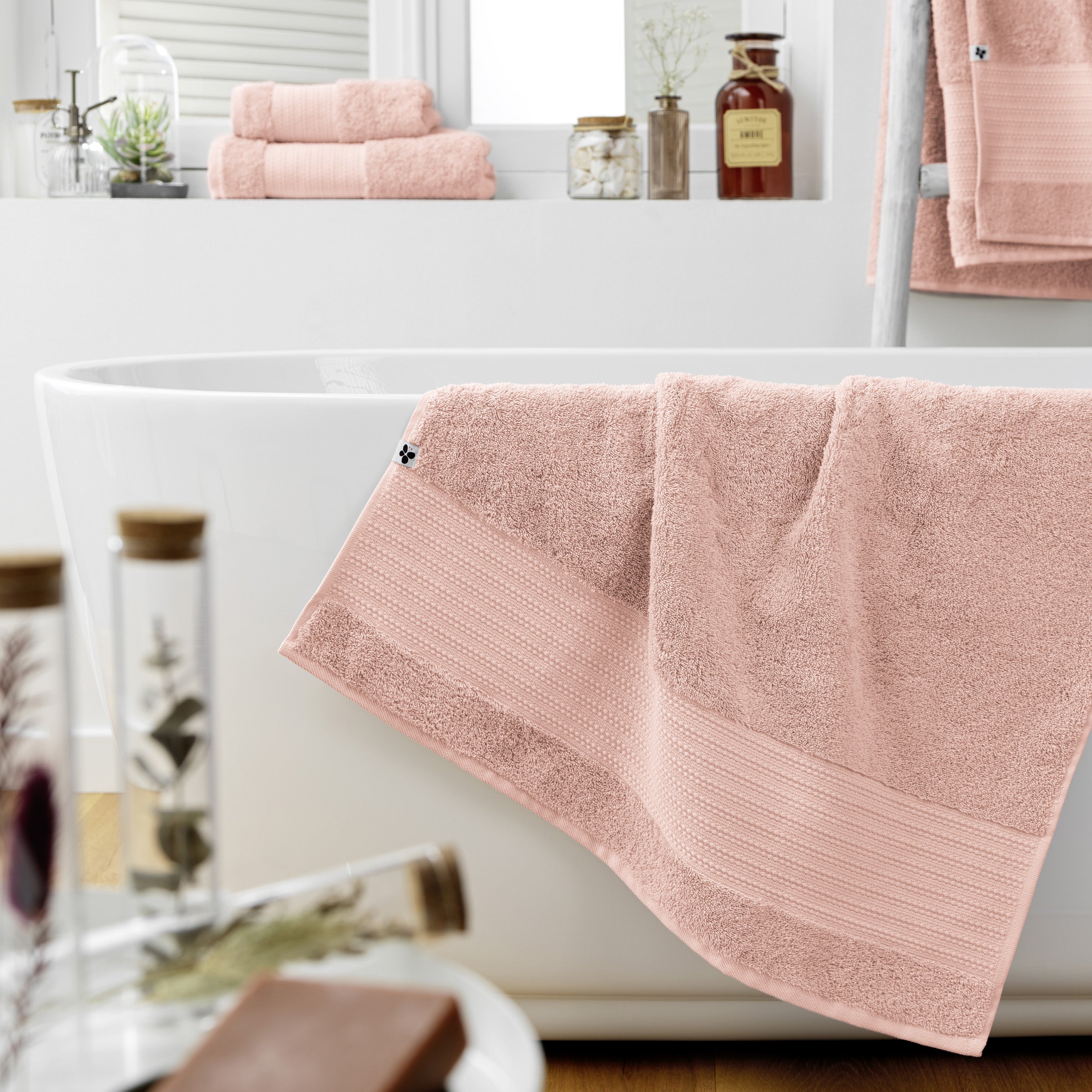 Garance - Drap De Douche - Rose Poudré
