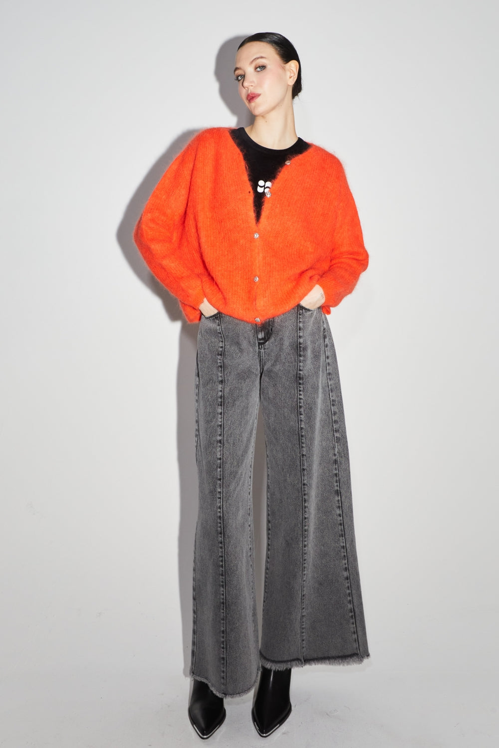Le Cardigan Angelo Orange