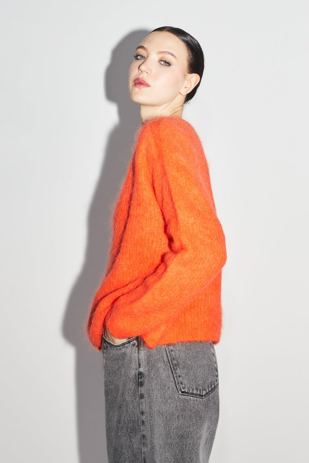 Le Cardigan Angelo Orange
