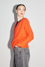 Le Cardigan Angelo Orange