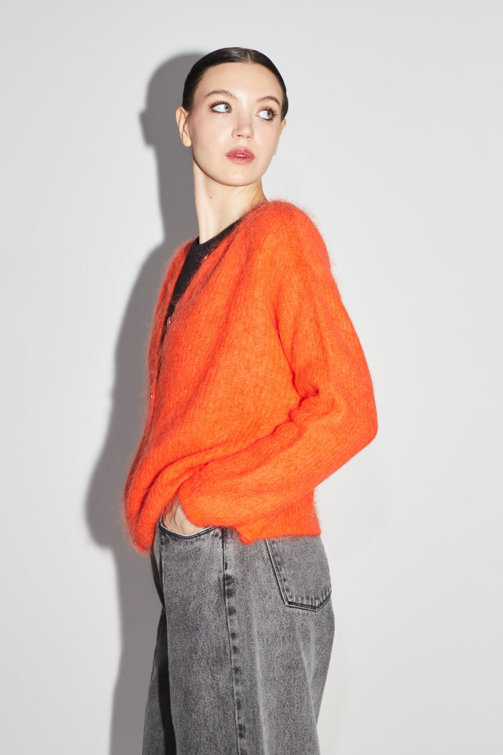 Le Cardigan Angelo Orange