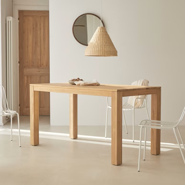 Eden - Table Rectangulaire 4-6 Pers. - Teck - Naturel