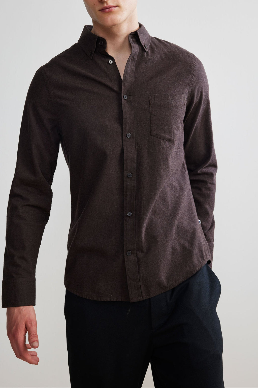 Camisa Manza Slim - Dark Wine