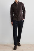 Camisa Manza Slim - Dark Wine
