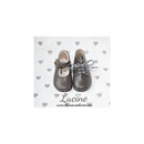 Chaussures Babies Charles Ix Alice À Boucle - Cuir Gris Taupe - Fille