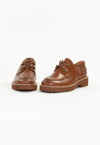 Coreo Derby Shoes - Cognac