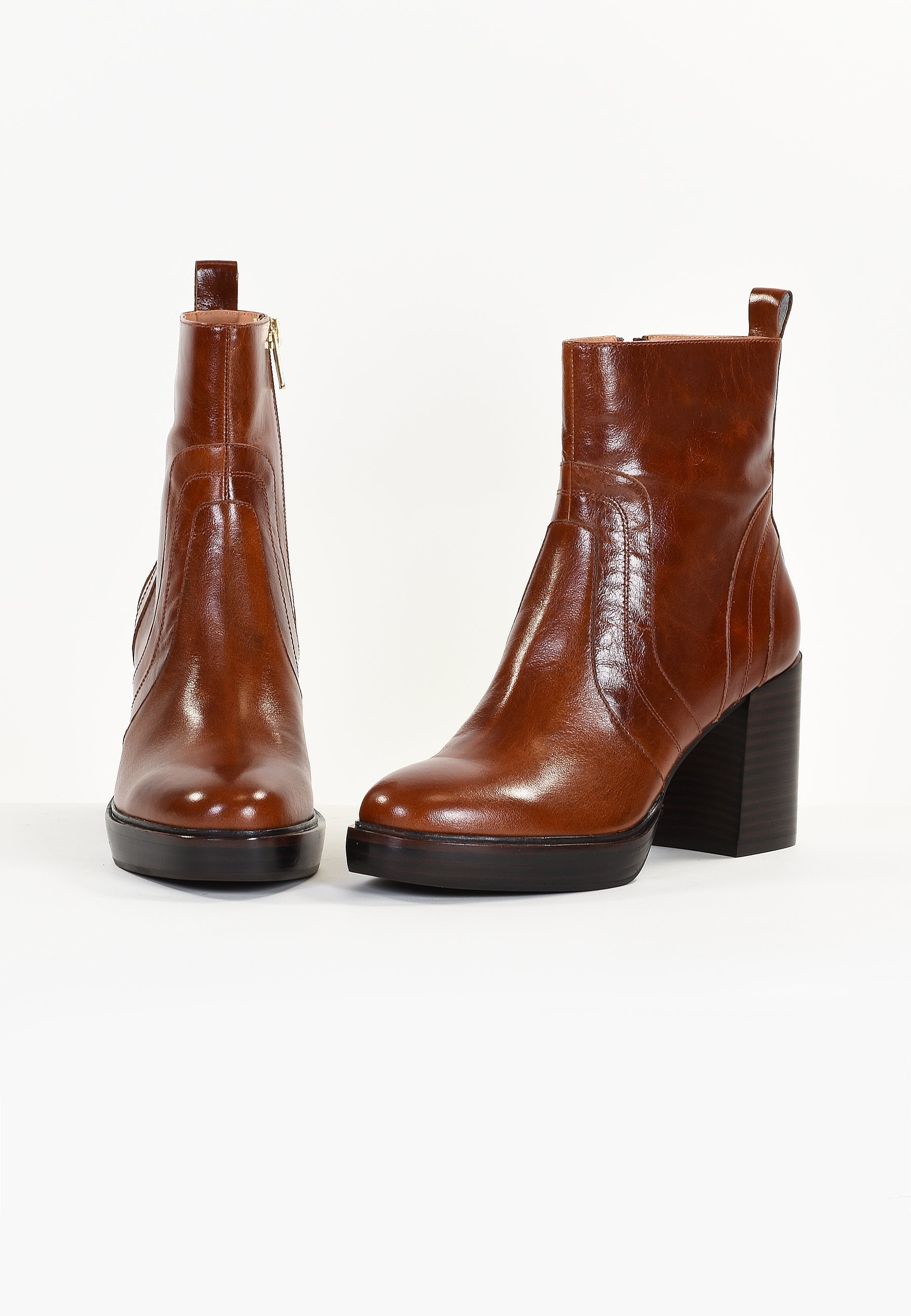 Botines Dahlia - Cognac