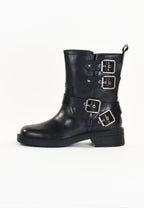Botines Eagle - Negro liso