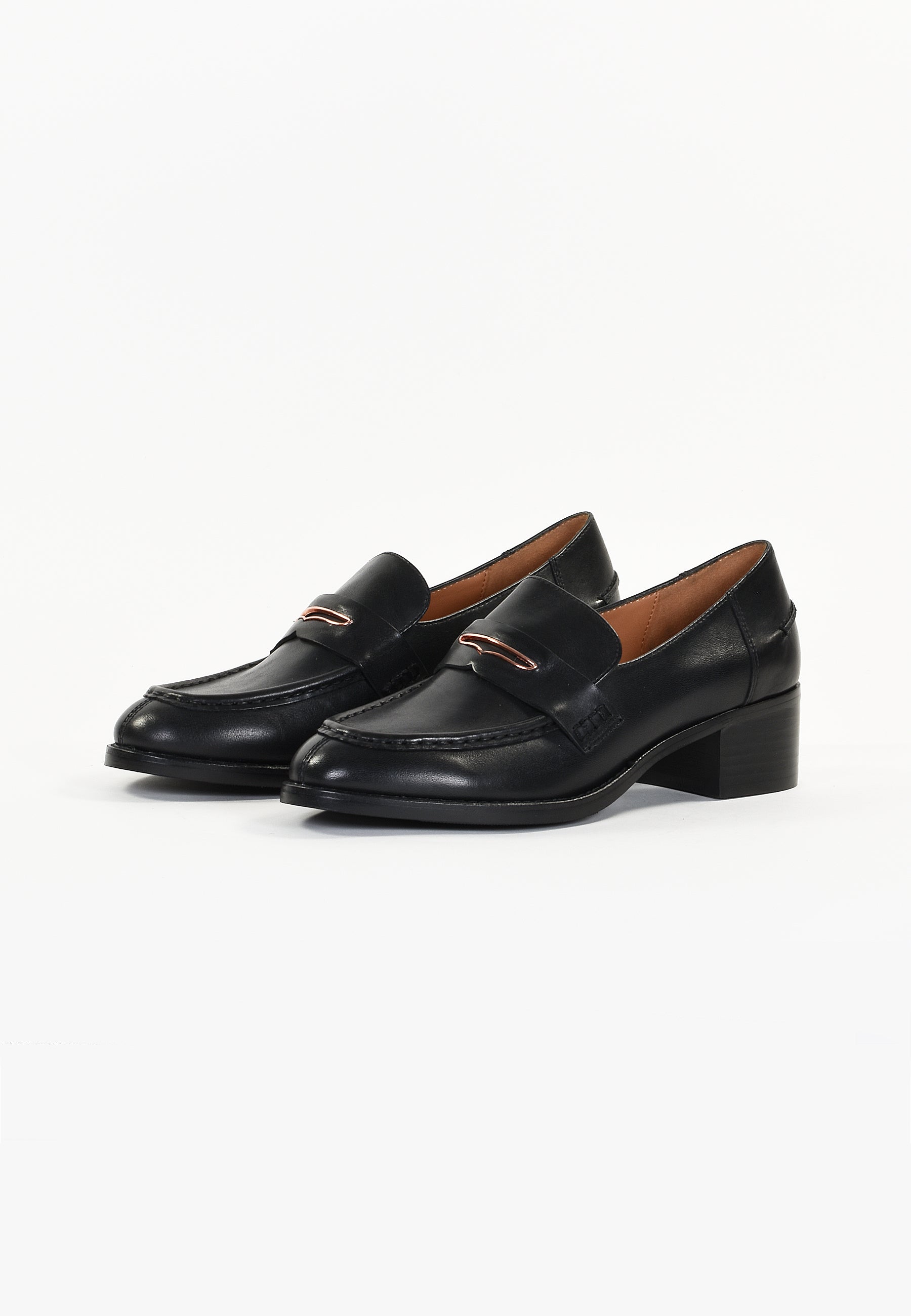 Mocasines Lilas - Negro