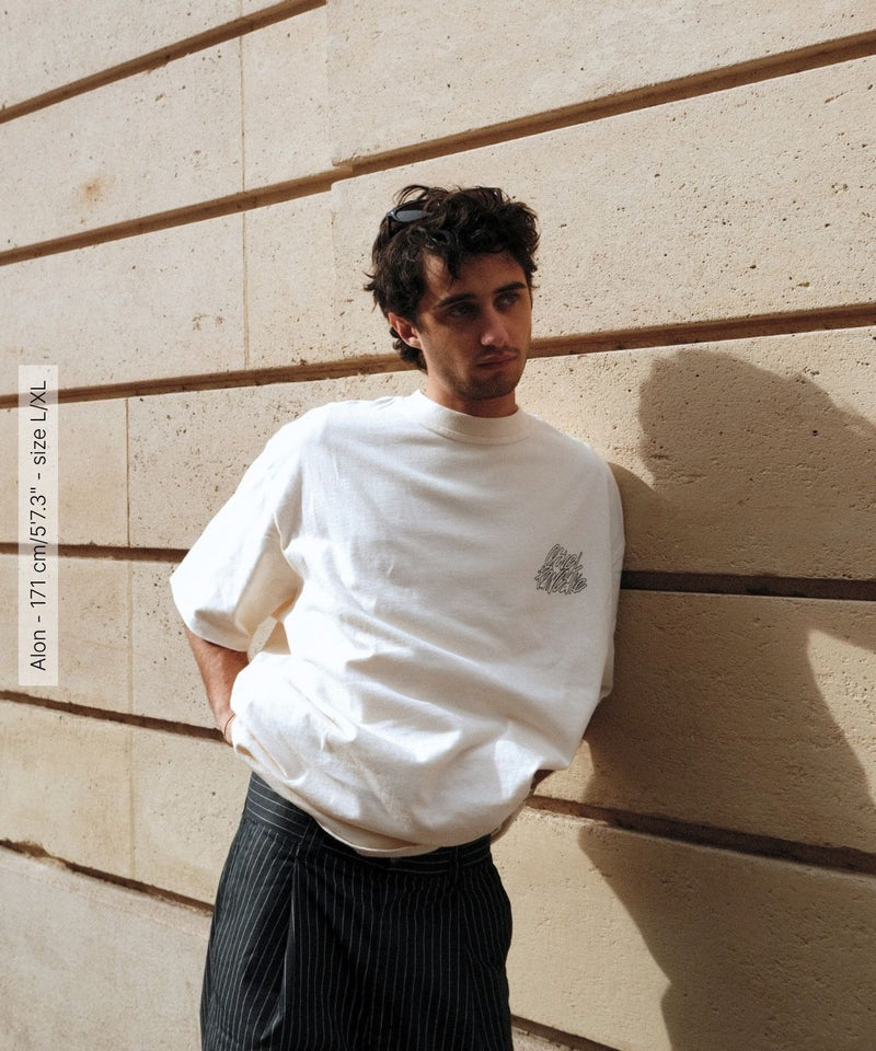 T-Shirt Blanc Cassé