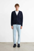 Cardigan Duck Patch Navy
