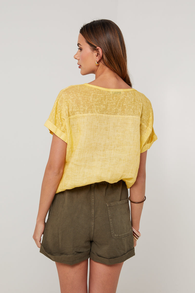 Top - Yellow - Women