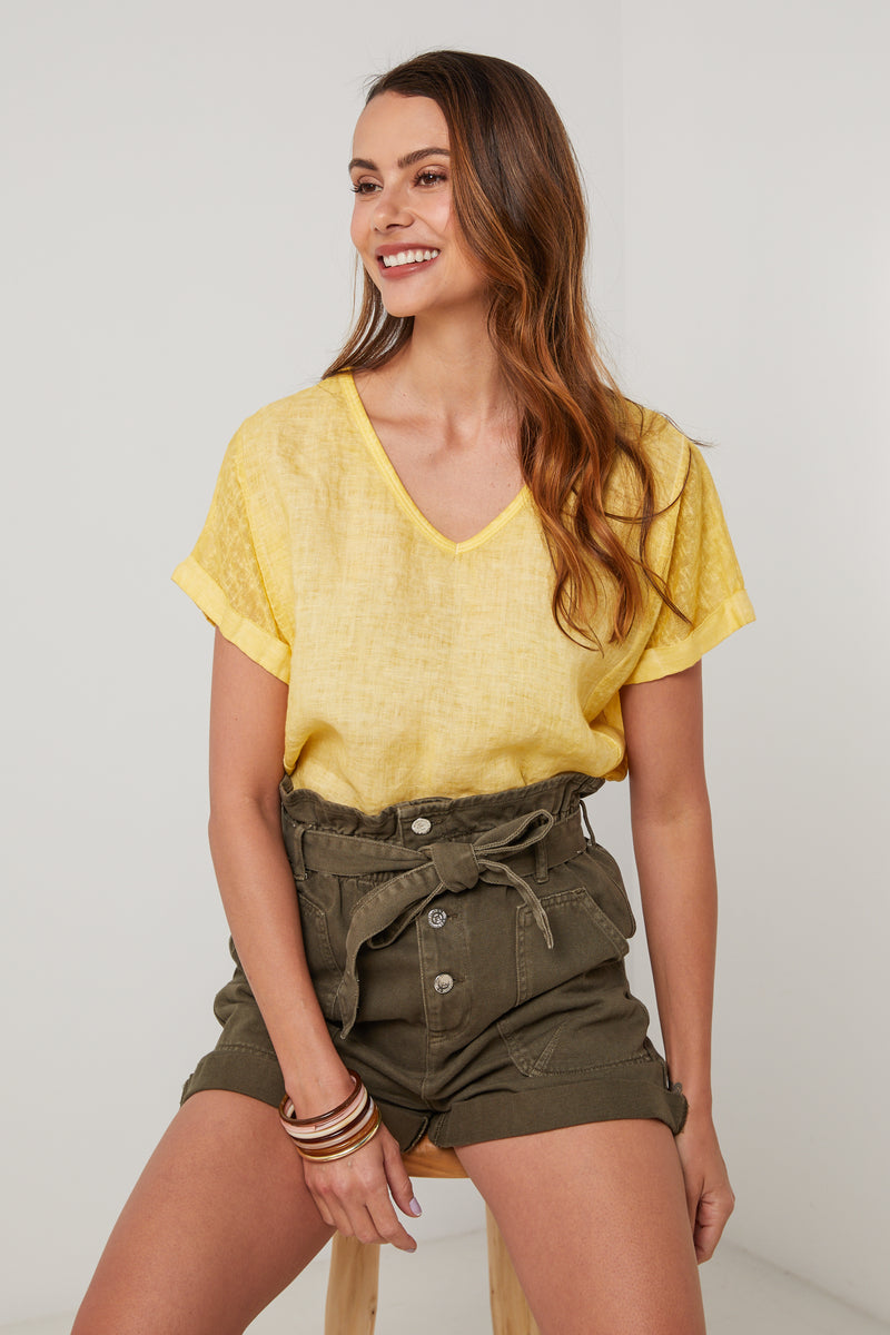 Top - Yellow - Women