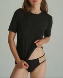 Tshirt Log Out - Black