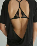 Tshirt Log Out - Black