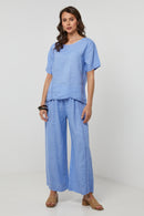 Autour Du Lin - Tunique - Indigo - Femme