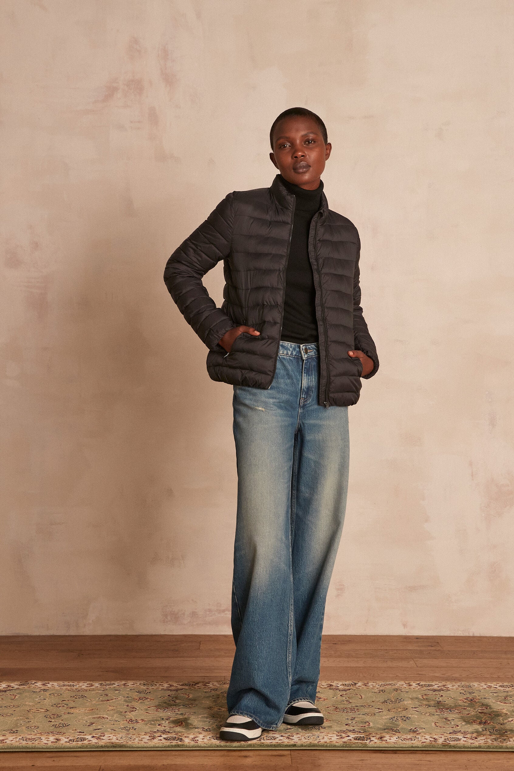 Olivia Puffer Jacket - Black