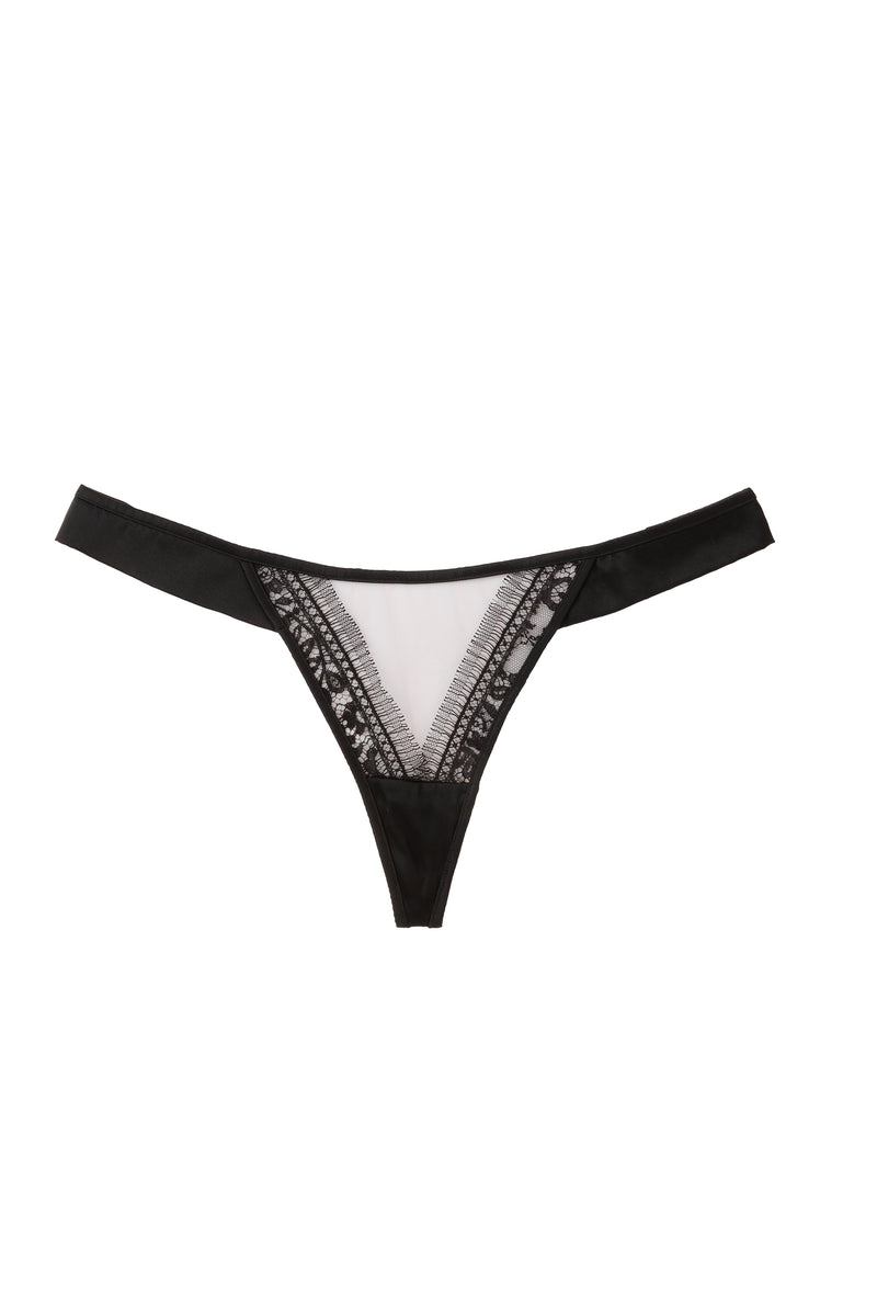 Bas String Batignolles - Black