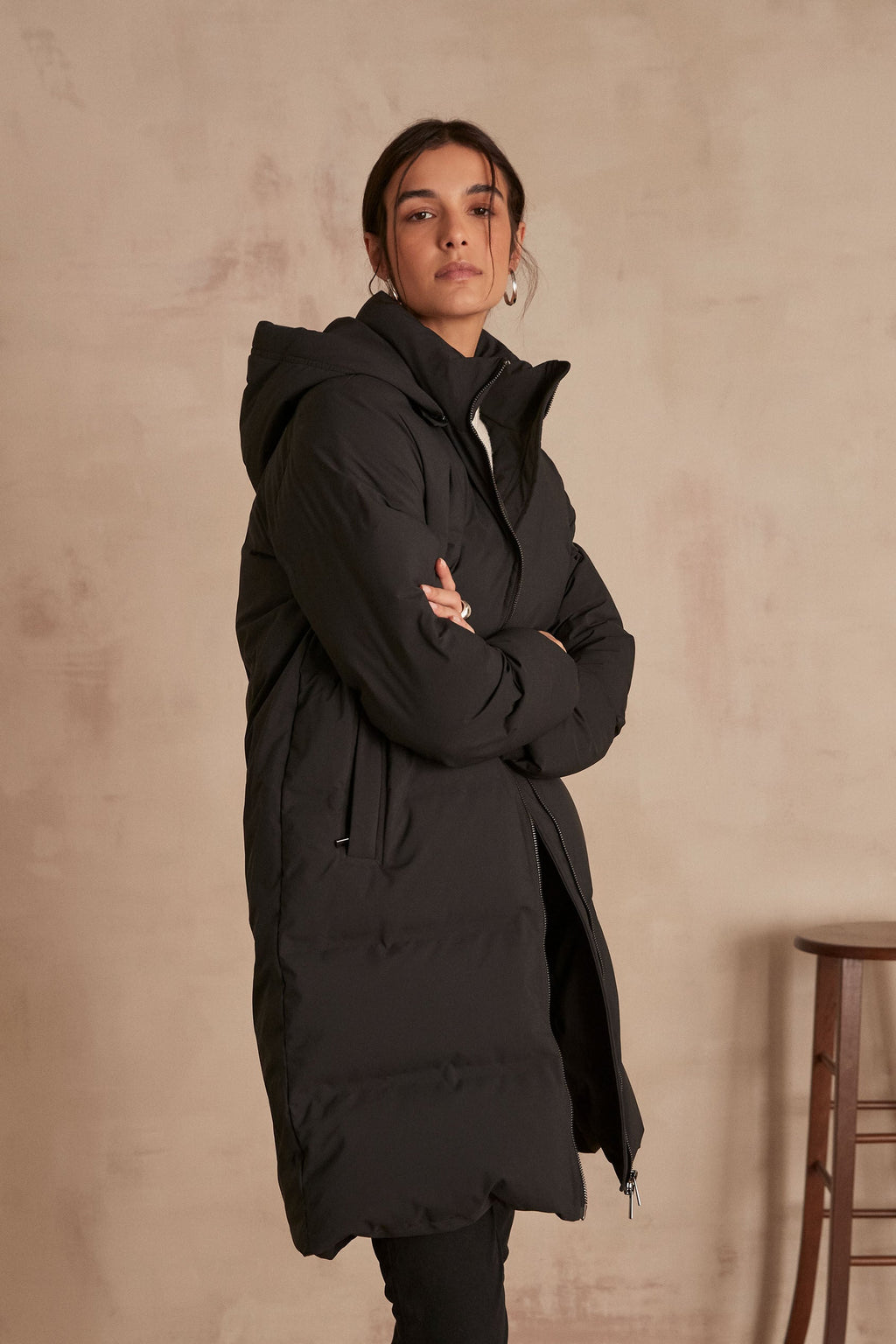 Mélissa Puffer Jacket - Black