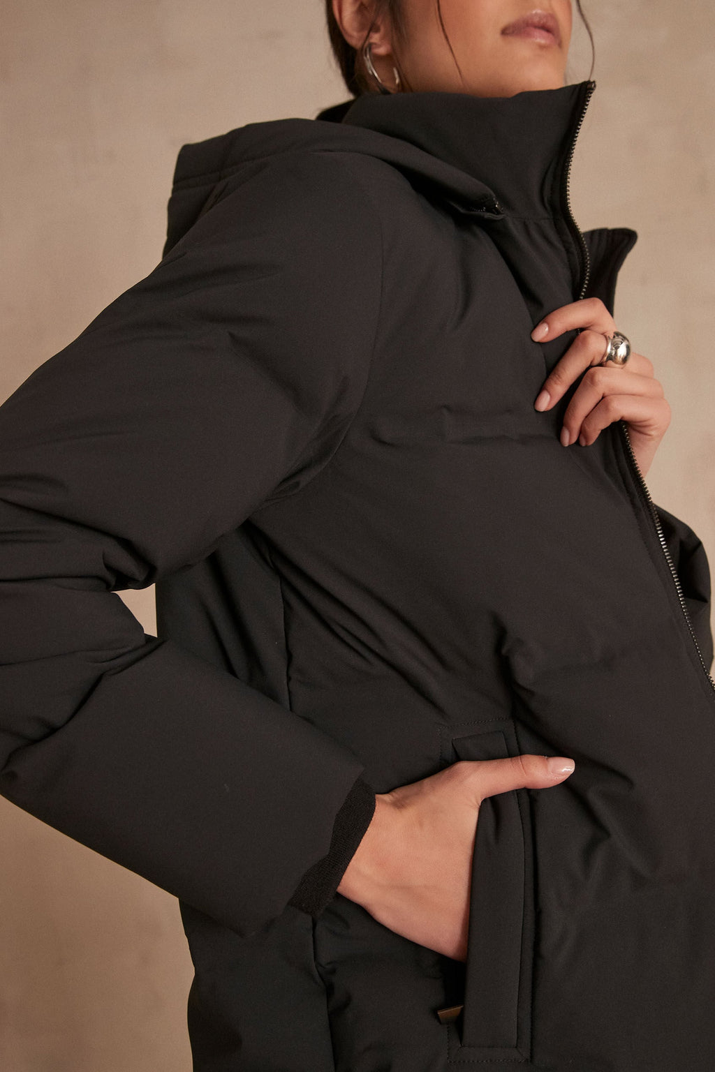 Mélissa Puffer Jacket - Black