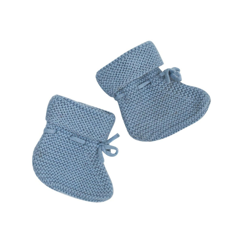 Chaussons Eugène Tricot Bleu Chiné 100% Laine - Bébé