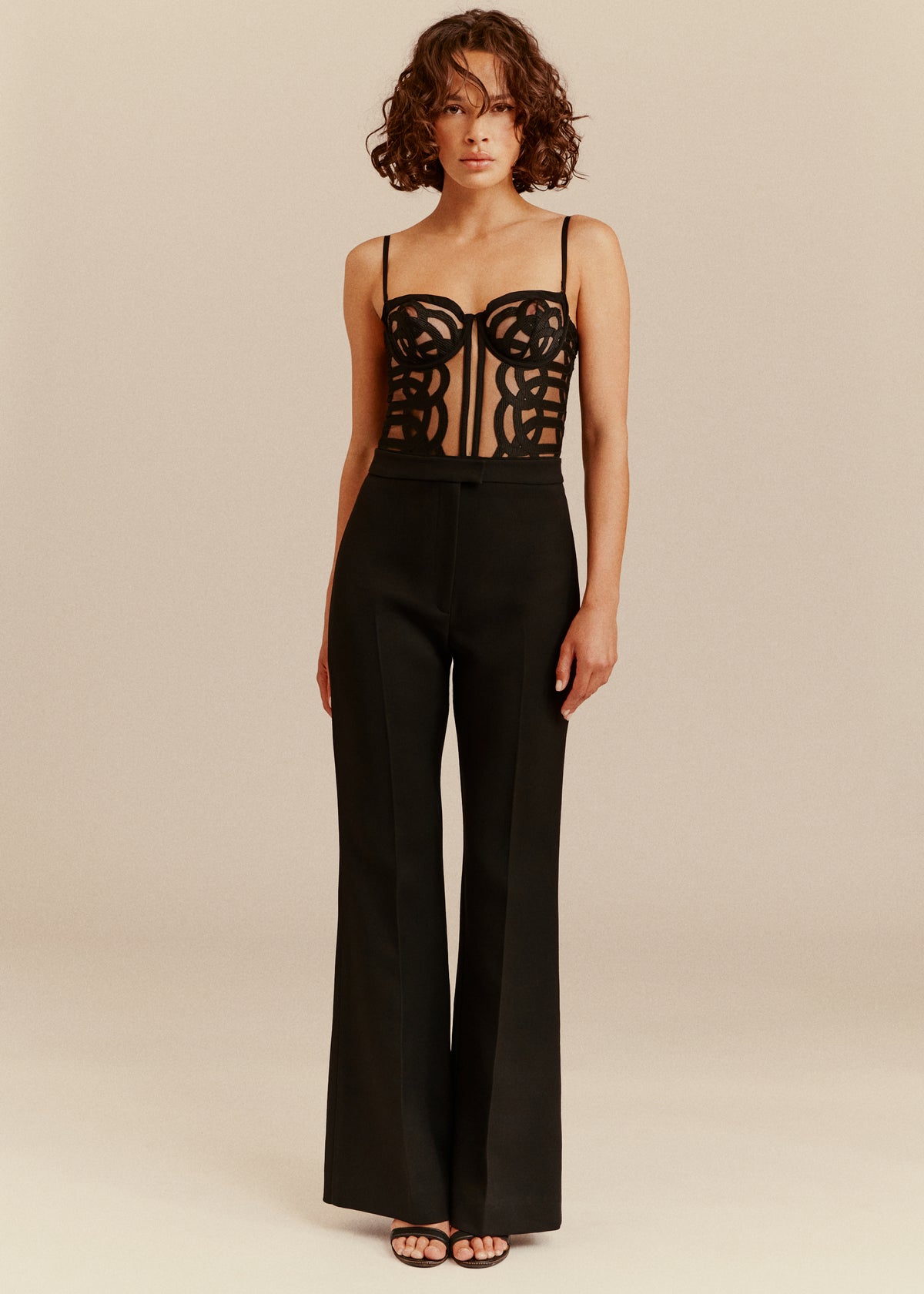 Lencería Kimbaku - Body con aros - Mujer