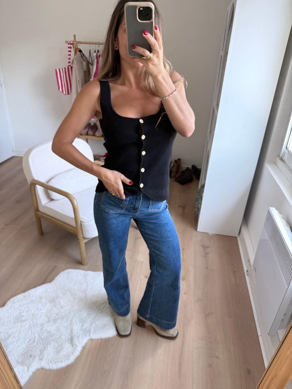 Top Ambre Noir