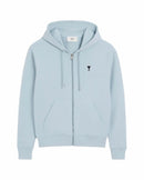 Sweat à capuche zippé Ami De Coeur – Ami Paris – Sky