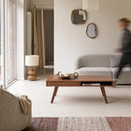 Niels - Table Basse - Acacia - Marron Foncé