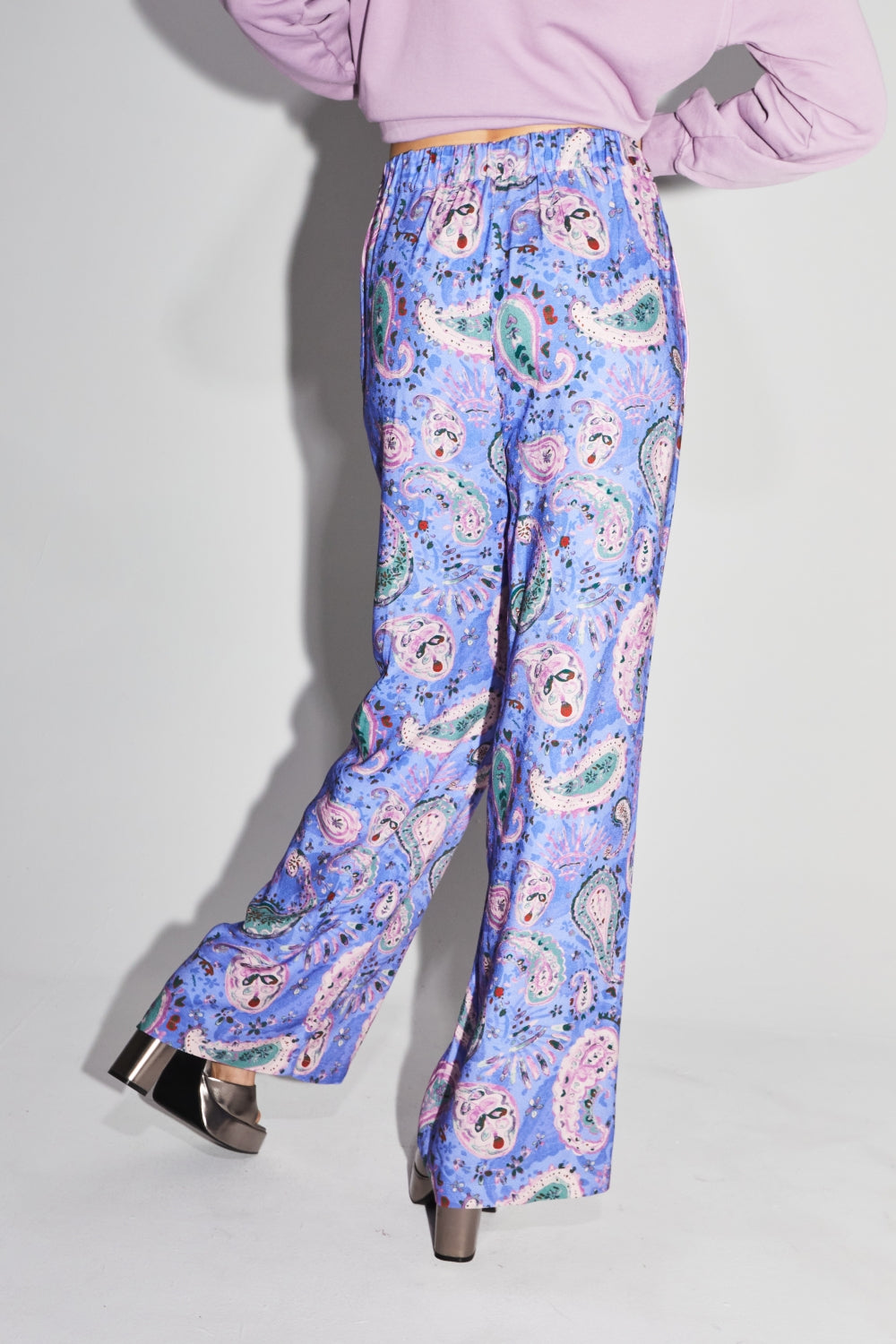 Le Pantalon Aurora Magic Paisley Lavande