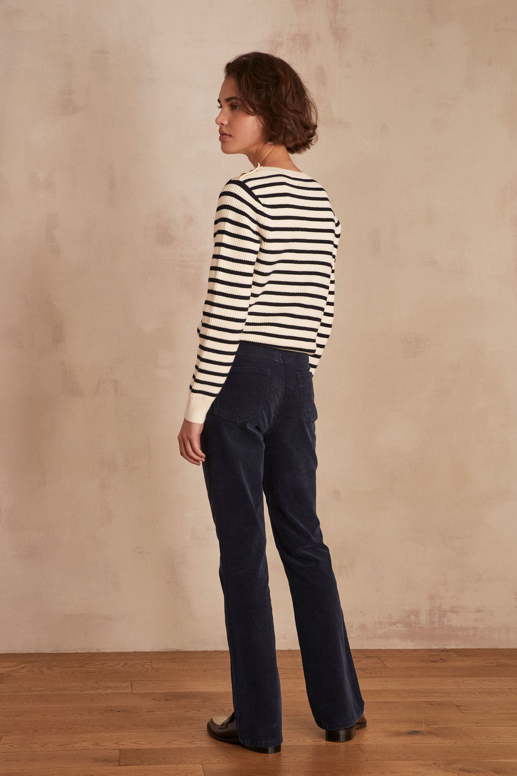 Vanina Velvet Trousers - Ink