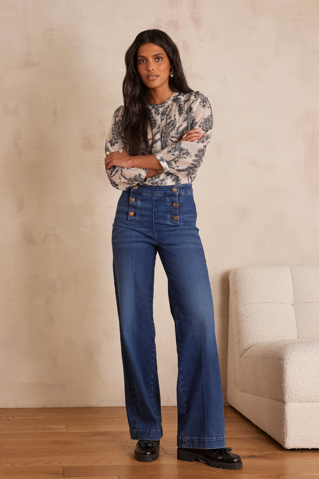 Oxan Denim Trousers - Deep Indigo