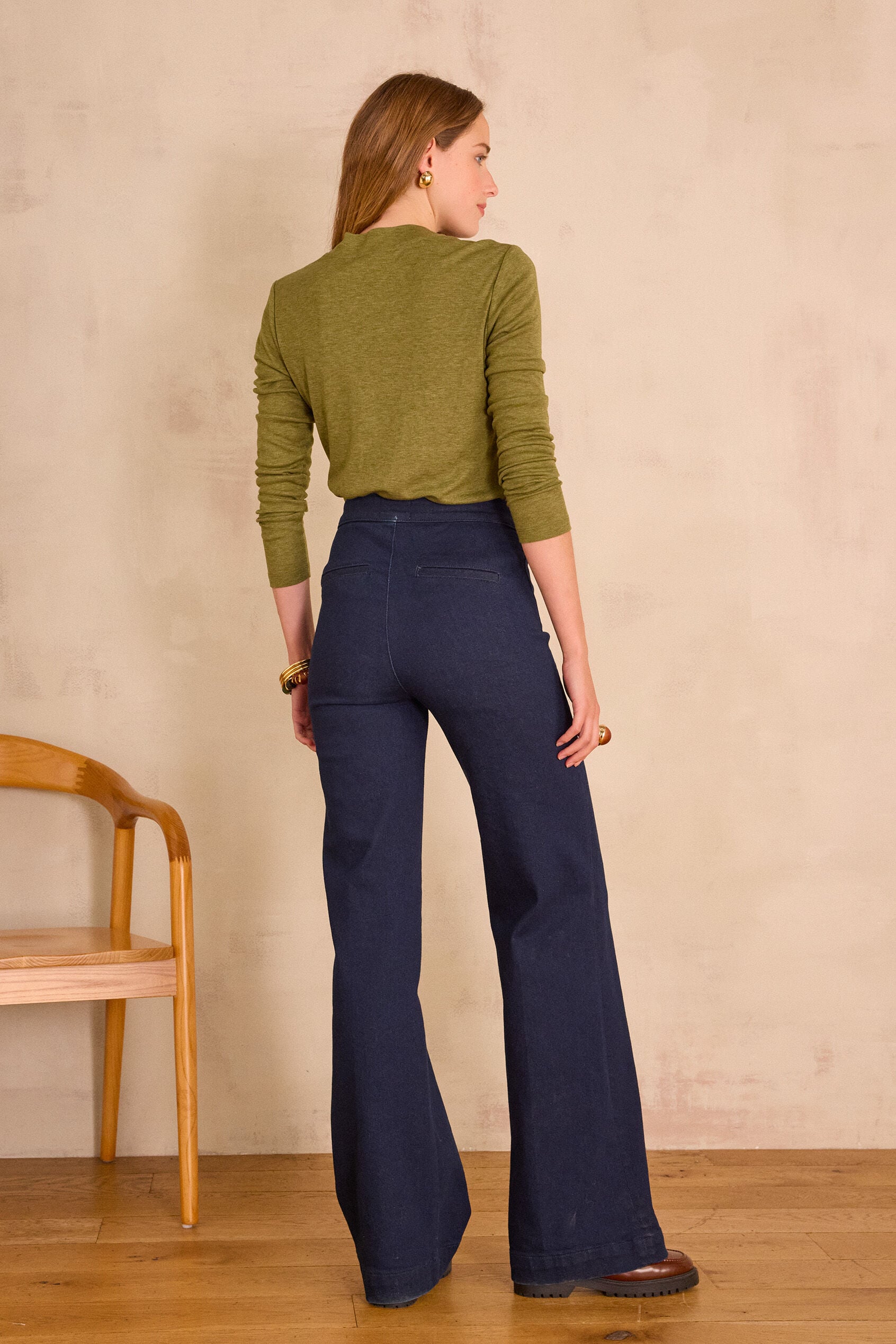 Oxan Denim Trousers - Celadon