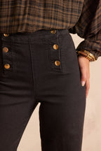 Oxan Denim Trousers - Black