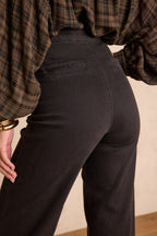 Oxan Denim Trousers - Black