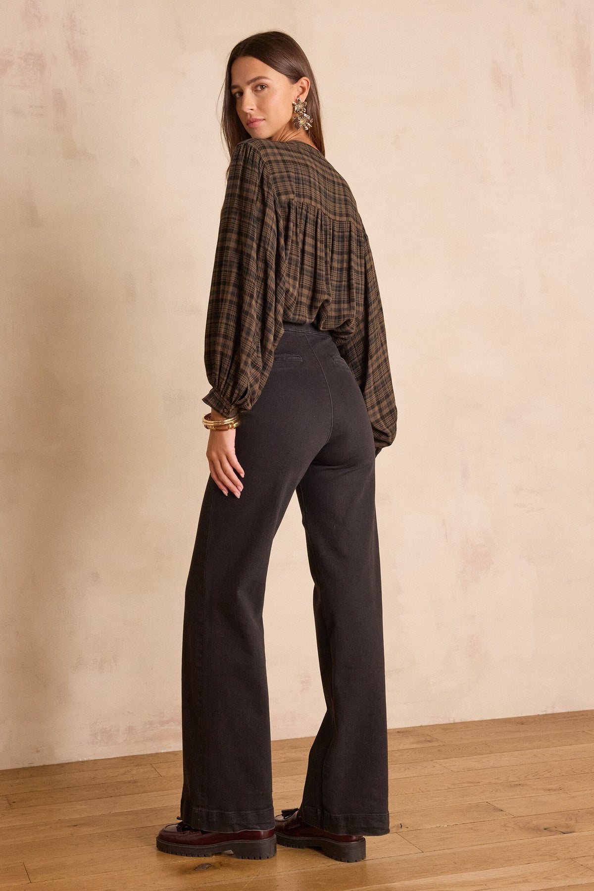 Oxan Denim Trousers - Black
