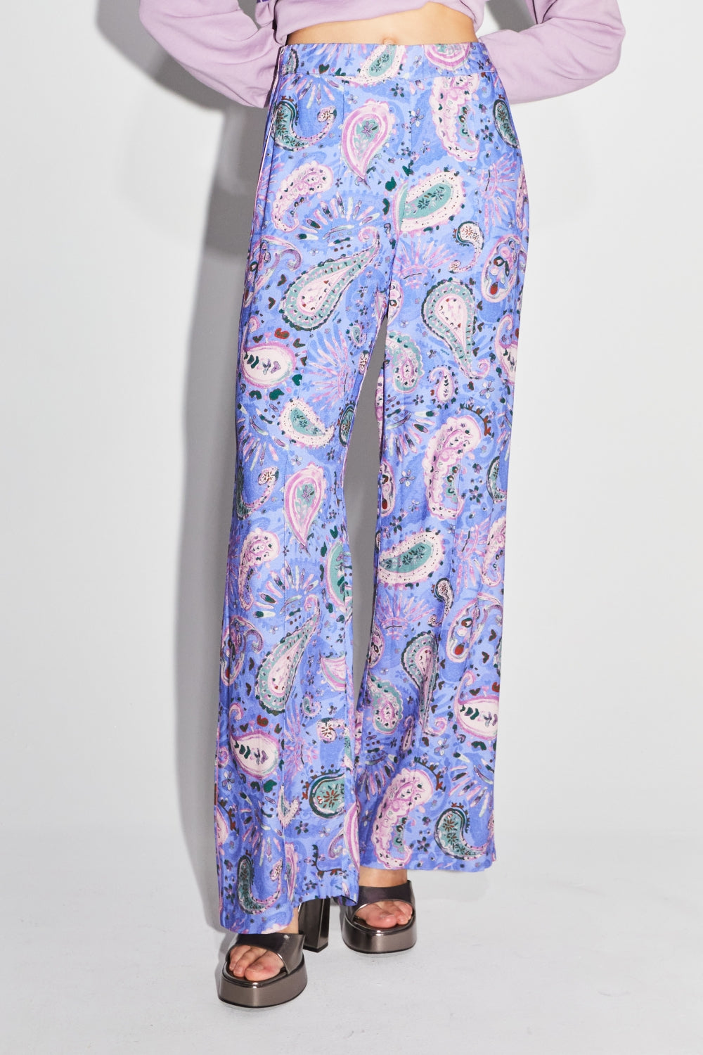 Le Pantalon Aurora Magic Paisley Lavande