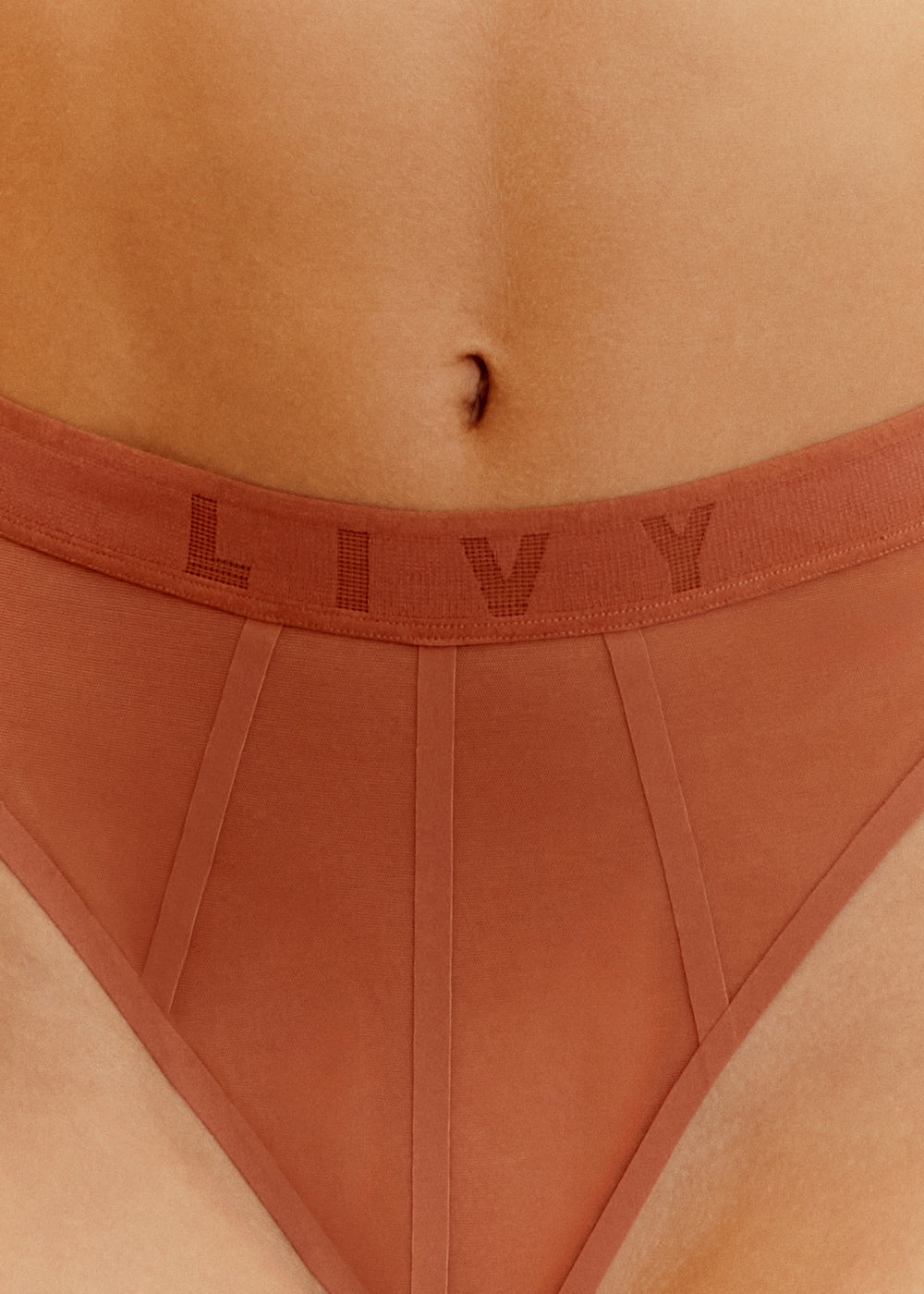 Tanga Taille Haute Blue Monday - Chesnut