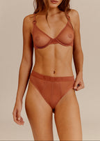 Soutien-Gorge Balconnet Blue Monday - Chesnut