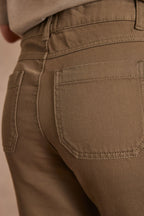 Nalla Overdyed Trousers - Leaf