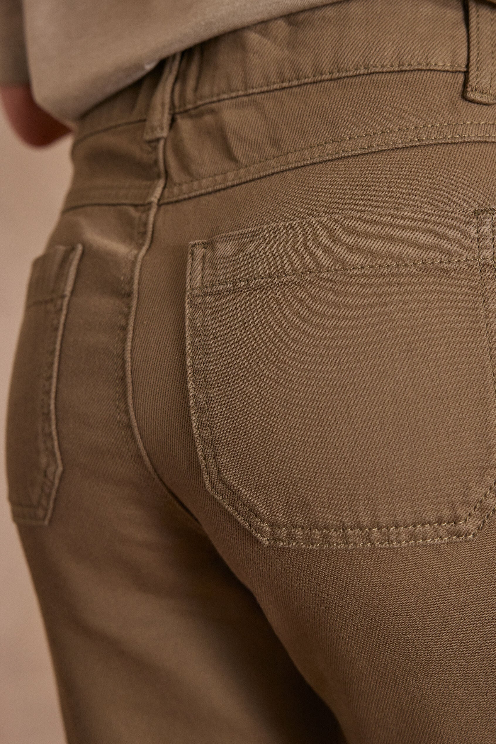 Nalla Overdyed Trousers - Leaf