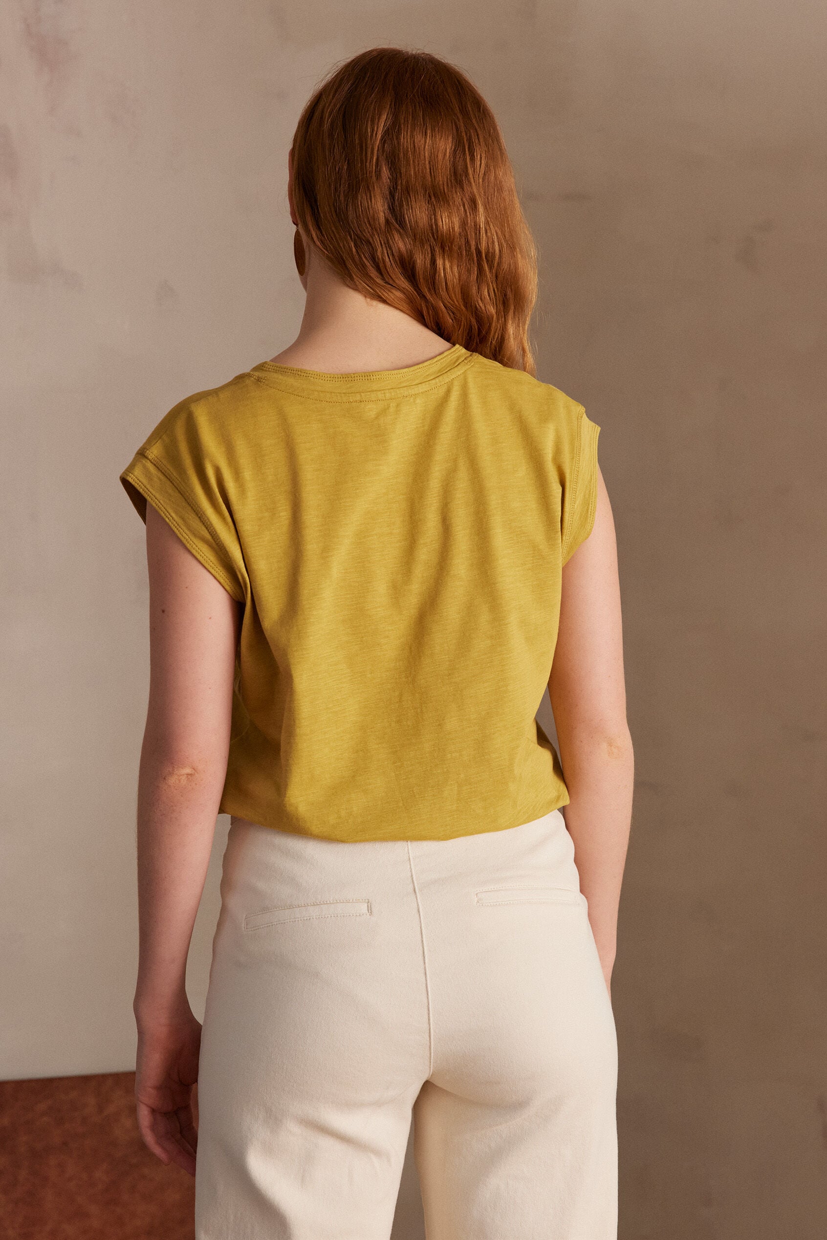 Delya T-shirt - Anise